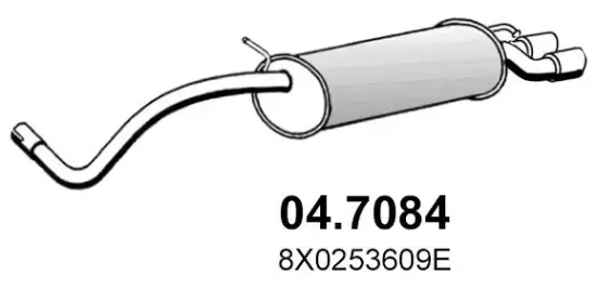 Endschalldämpfer ASSO 04.7084 Bild Endschalldämpfer ASSO 04.7084
