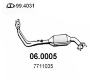 Katalysator vorne ASSO 06.0005