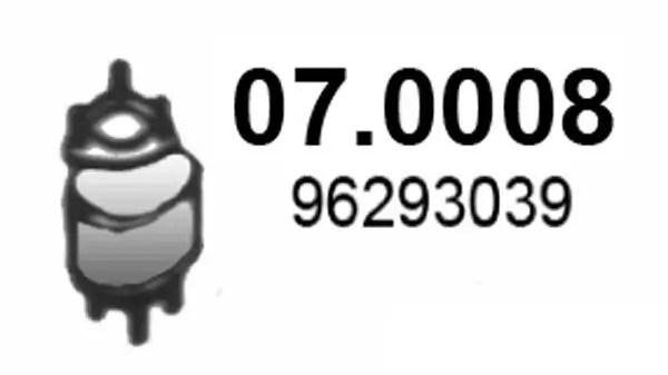 Katalysator vorne ASSO 07.0008