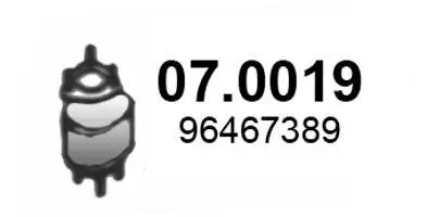 Katalysator vorne ASSO 07.0019 Bild Katalysator vorne ASSO 07.0019