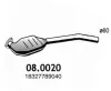 Katalysator vorne ASSO 08.0020