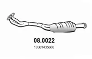 Katalysator vorne ASSO 08.0022