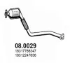 Katalysator vorne ASSO 08.0029