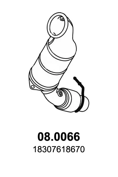 Katalysator ASSO 08.0066