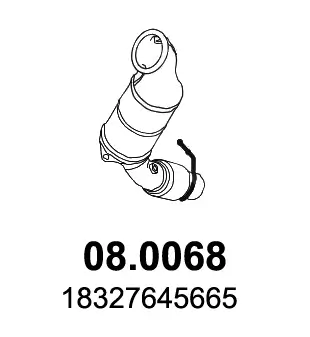 Katalysator ASSO 08.0068 Bild Katalysator ASSO 08.0068