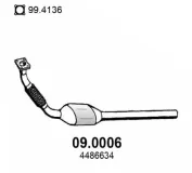 Katalysator vorne ASSO 09.0006