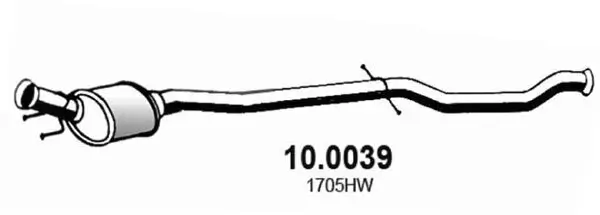 Katalysator vorne ASSO 10.0039