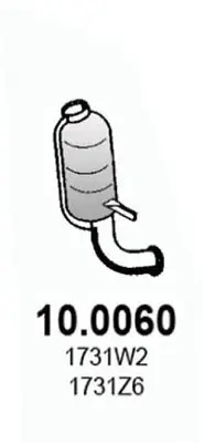 Katalysator vorne ASSO 10.0060