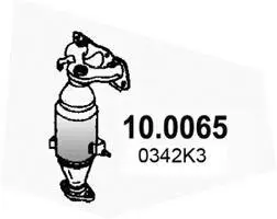 Katalysator vorne ASSO 10.0065