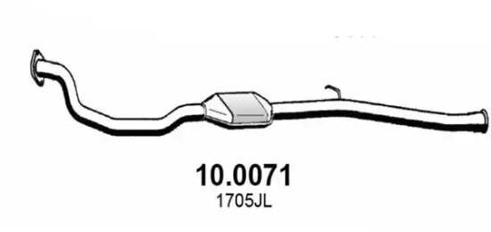 Katalysator vorne ASSO 10.0071 Bild Katalysator vorne ASSO 10.0071