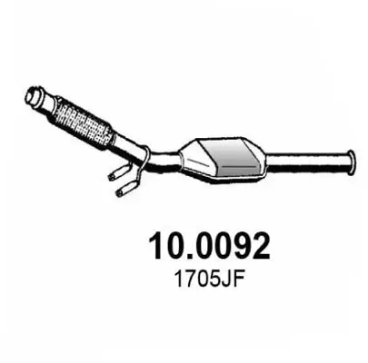 Katalysator vorne ASSO 10.0092