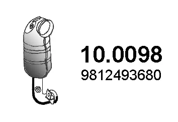 Katalysator vorne ASSO 10.0098