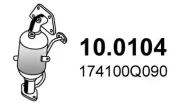 Katalysator vorne ASSO 10.0104