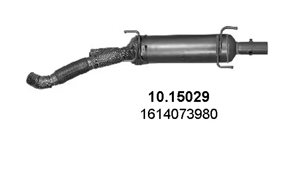 Ruß-/Partikelfilter, Abgasanlage ASSO 10.15029
