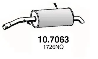 Endschalldämpfer ASSO 10.7063 Bild Endschalldämpfer ASSO 10.7063