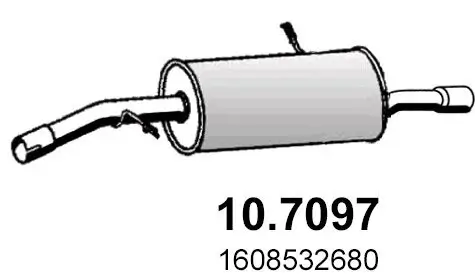 Endschalldämpfer ASSO 10.7097 Bild Endschalldämpfer ASSO 10.7097