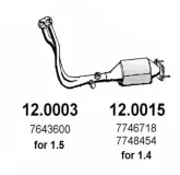 Katalysator vorne ASSO 12.0003