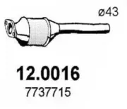 Katalysator vorne ASSO 12.0016