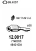 Katalysator vorne ASSO 12.0017