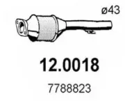 Katalysator vorne ASSO 12.0018