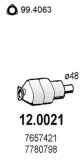 Katalysator vorne ASSO 12.0021