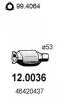 Katalysator vorne ASSO 12.0036