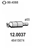 Katalysator vorne ASSO 12.0037
