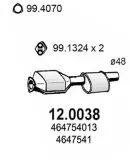 Katalysator vorne ASSO 12.0038