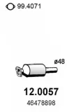 Katalysator vorne ASSO 12.0057