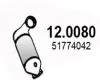 Katalysator vorne ASSO 12.0080