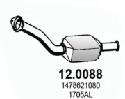 Katalysator vorne ASSO 12.0088