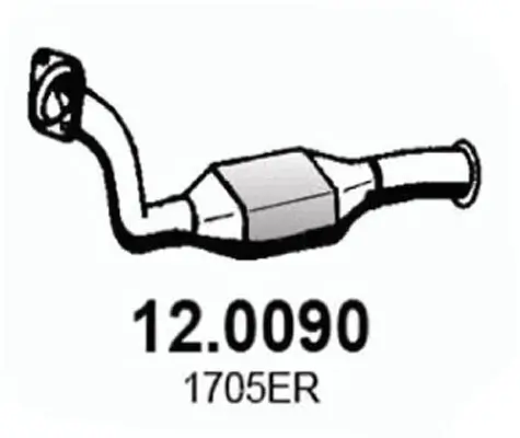 Katalysator vorne ASSO 12.0090
