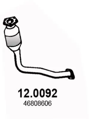 Katalysator vorne ASSO 12.0092