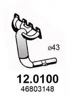 Katalysator vorne ASSO 12.0100