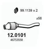 Katalysator vorne ASSO 12.0101