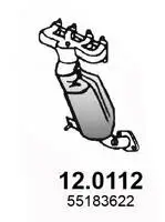 Katalysator vorne ASSO 12.0112