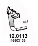 Katalysator vorne ASSO 12.0113