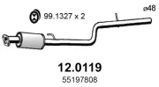 Katalysator vorne ASSO 12.0119