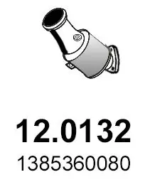 Katalysator vorne ASSO 12.0132