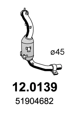 Katalysator ASSO 12.0139
