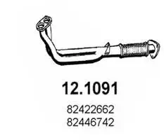 Abgasrohr ASSO 12.1091