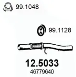 Abgasrohr mitte ASSO 12.5033