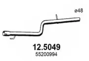 Abgasrohr Mitte ASSO 12.5049