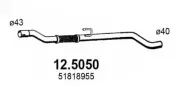 Abgasrohr mitte ASSO 12.5050