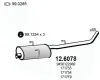 Mittelschalldämpfer ASSO 12.6078
