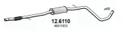 Mittelschalldämpfer ASSO 12.6110