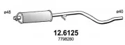 Mittelschalldämpfer ASSO 12.6125