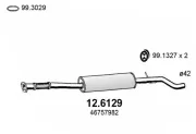 Mittelschalldämpfer ASSO 12.6129