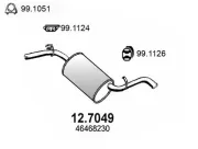 Endschalldämpfer ASSO 12.7049