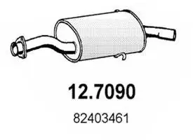 Endschalldämpfer ASSO 12.7090 Bild Endschalldämpfer ASSO 12.7090